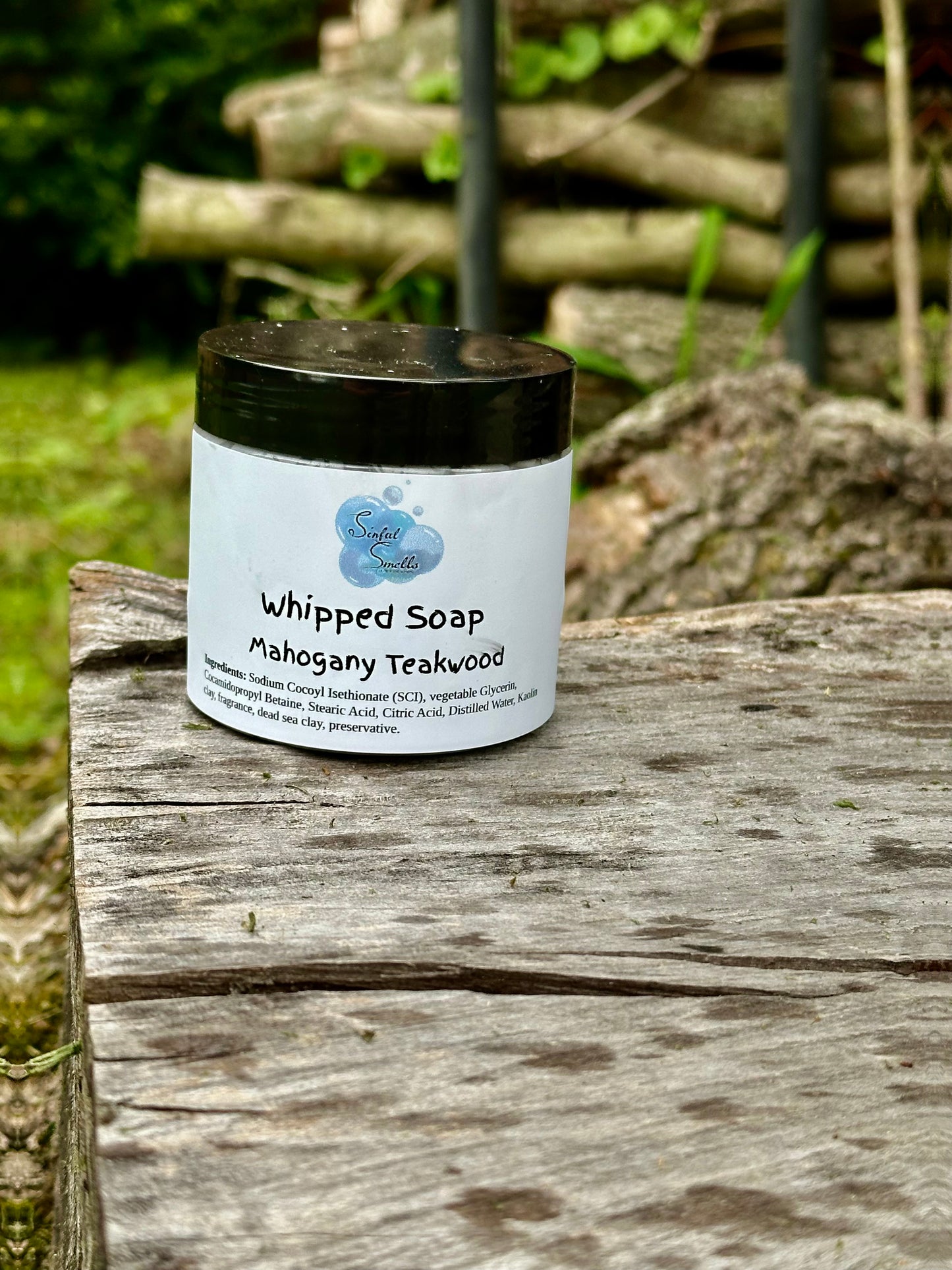 Mahogany Teakwood Whipped Soap