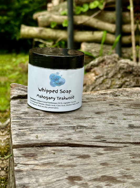 Mahogany Teakwood Whipped Soap