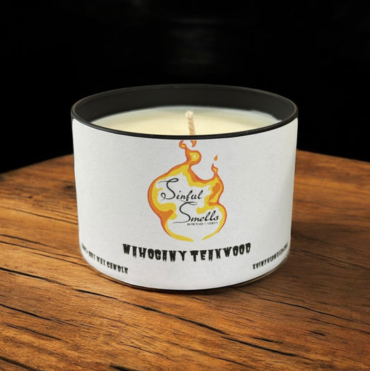 Mahogany Teakwood Soy Candle