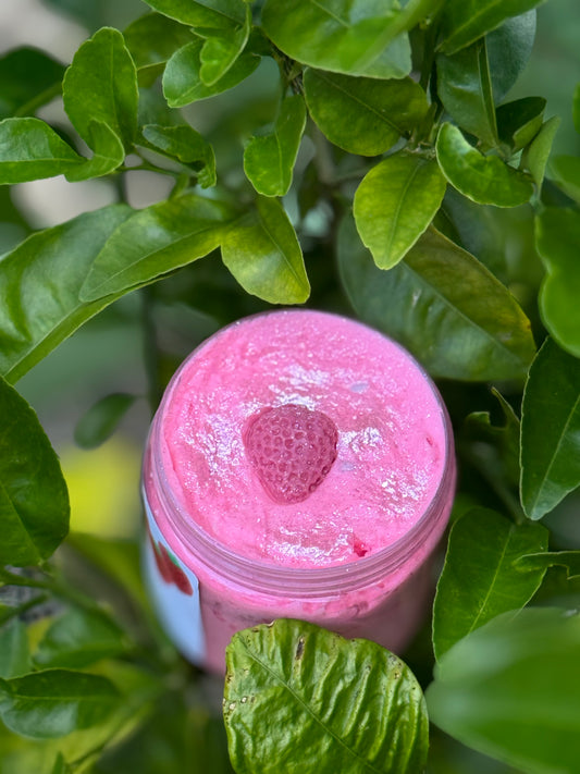Sugared Strawberry Whipped Soap