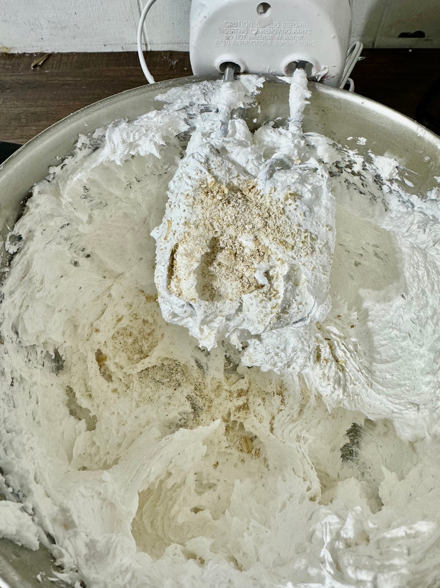 Oatmeal Milk & honey whipped soap