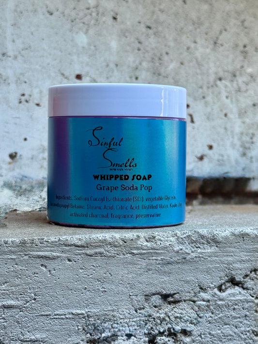 Grape Soda Pop Whipped Soap!