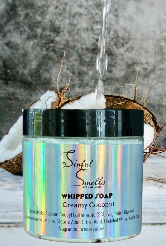 Creamy Coconut Whipped Soap