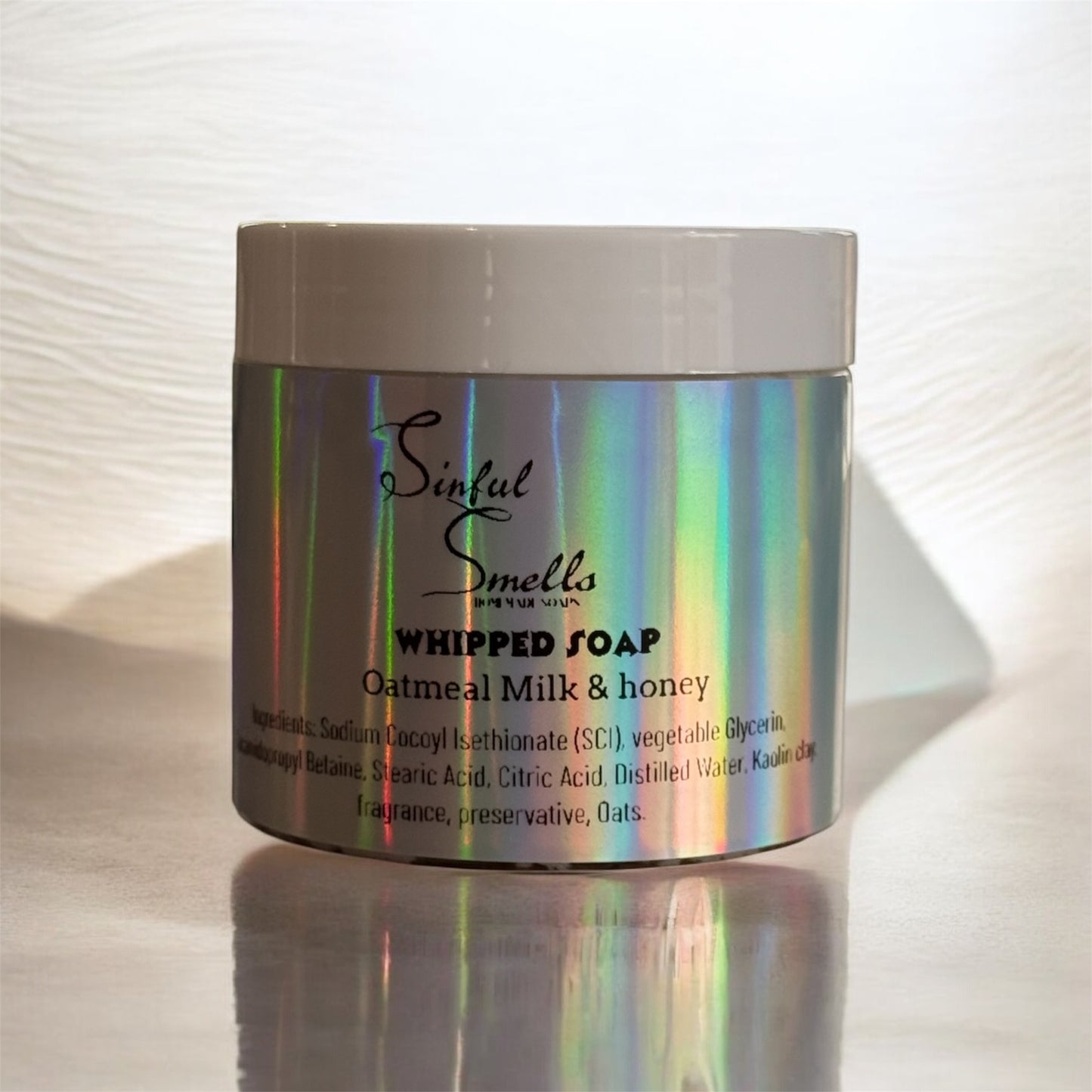 Oatmeal Milk & honey whipped soap