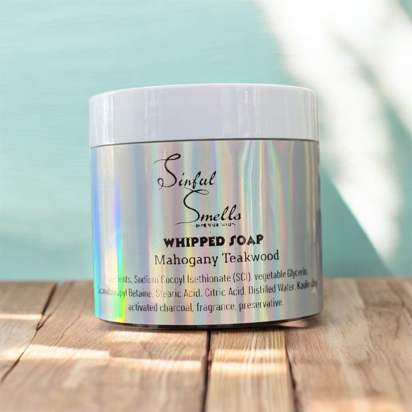 Mahogany Teakwood Whipped Soap