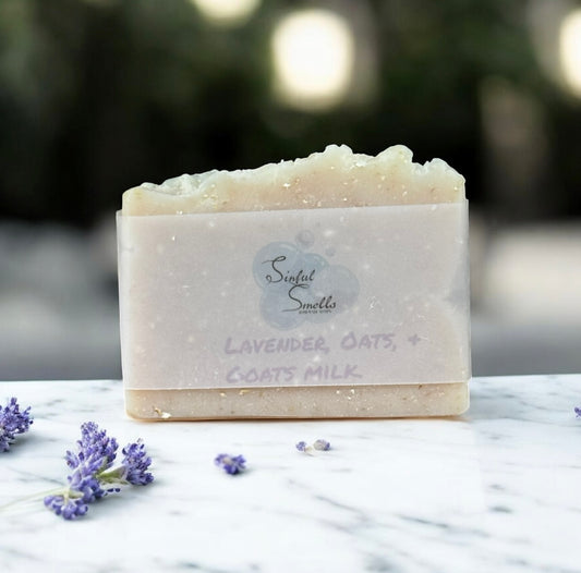 Lavender, Oats, + Goat's Milk